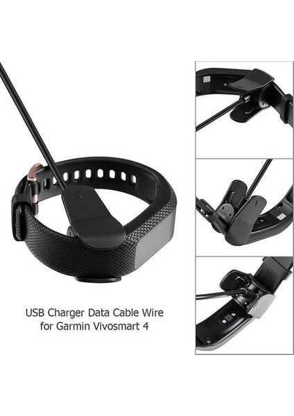 Garmin Vivosmart 4 Watch Için Akıllı Saat Şarj Kablosunu Şarj Etme (Yurt Dışından)