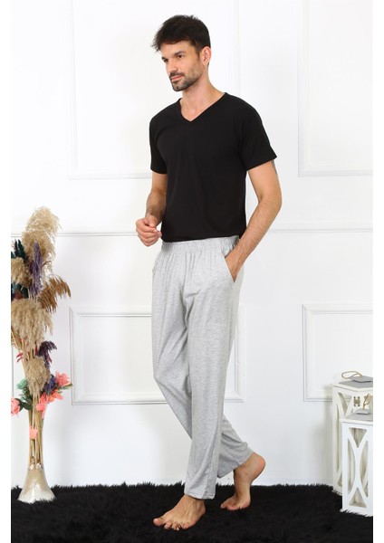 Erkek Pamuk Gri Tek Alt Pijama 27495 fiyatları