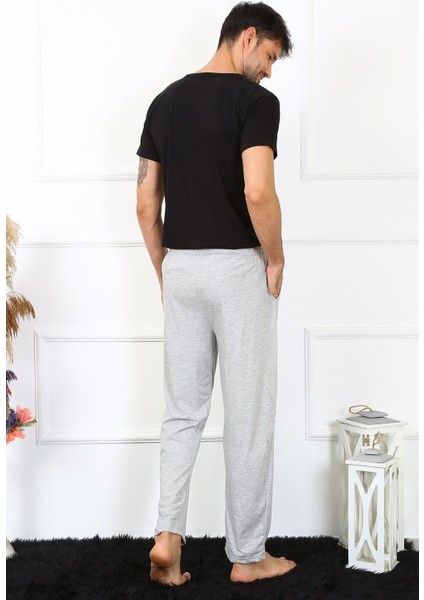 Erkek Pamuk Gri Tek Alt Pijama 27495 indirimleri