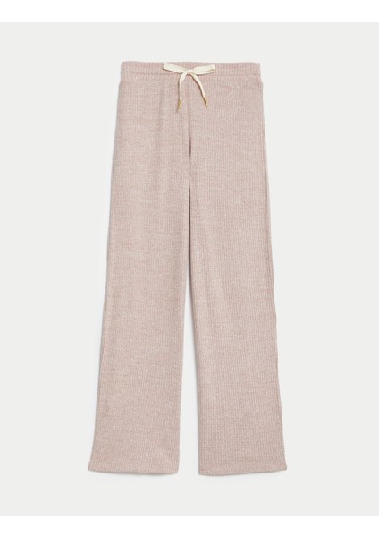 Marks & Spencer Wide Leg Waffle Pijama Altı