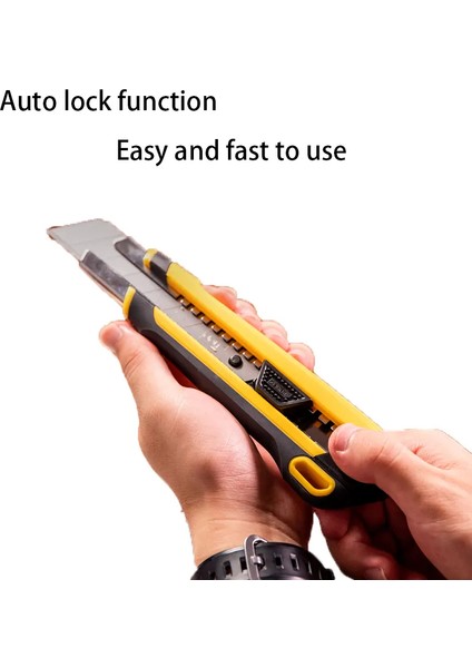 Maket Bıçağı 18 mm Sk4 Kaplı Kaliteli Plastik Saplı indirimleri