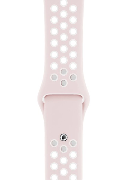 Watch 2 3 4 5 6 7 8 9 Se 38 40 41MM Uyumlu Delikli Spor Silikon Kordon Jasmi