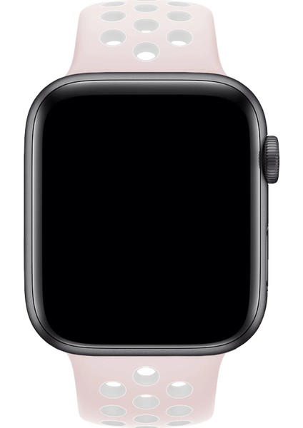 Watch 2 3 4 5 6 7 8 9 Se 38 40 41MM Uyumlu Delikli Spor Silikon Kordon Jasmi modelleri