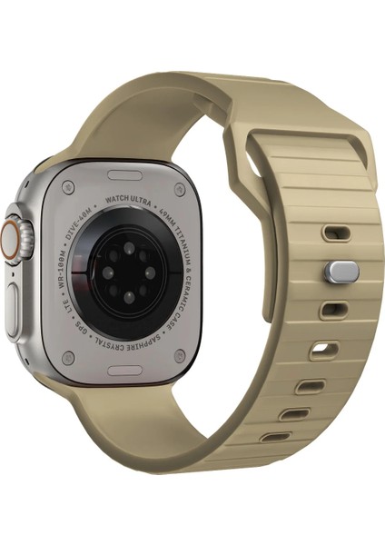 Watch 2 3 4 5 6 7 8 9 Se 38 40 41MM Uyumlu Arwit Silikon Kordon Fawn