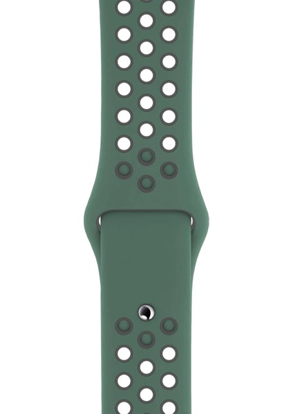 Watch 2 3 4 5 6 7 8 9 Se 38 40 41MM Uyumlu Delikli Spor Silikon Kordon Juniper