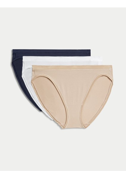 3'lü Flexifit™ High Leg Külot Seti