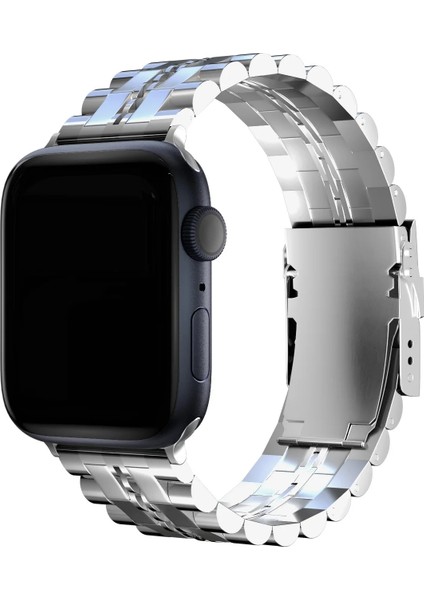 Watch 2 3 4 5 6 7 8 9 Se 42 44 45 49MM Uyumlu Manly Çelik Kordon Gray