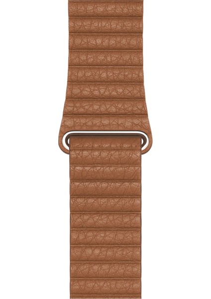 Watch 2 3 4 5 6 7 8 9 Se 38 40 41MM Uyumlu Klasik Deri Kordon Kahverengi