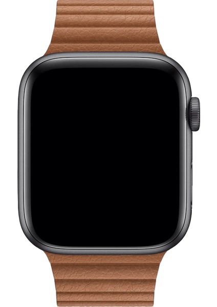 Watch 2 3 4 5 6 7 8 9 Se 38 40 41MM Uyumlu Klasik Deri Kordon Kahverengi modelleri