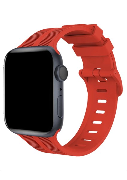 Watch 2 3 4 5 6 7 8 9 Se 42 44 45 49MM Uyumlu Lonicey Silikon Kordon Scarlet fiyatları
