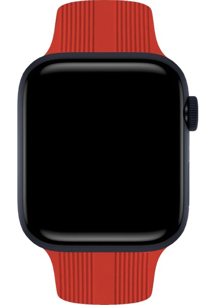 Watch 2 3 4 5 6 7 8 9 Se 42 44 45 49MM Uyumlu Lonicey Silikon Kordon Scarlet modelleri