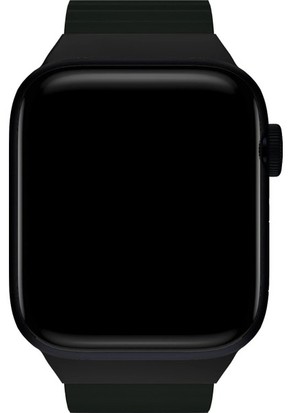 Watch 2 3 4 5 6 7 8 9 Se 38 40 41MM Uyumlu Mıknatıslı Deri Kordon Koyu Yeşil Kayış modelleri