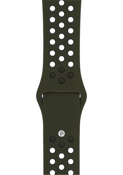 Watch 2 3 4 5 6 7 8 9 Se 38 40 41MM Uyumlu Delikli Spor Silikon Kordon Crate