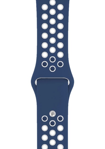 Watch 2 3 4 5 6 7 8 9 Se 38 40 41MM Uyumlu Delikli Spor Silikon Kordon Fraxi