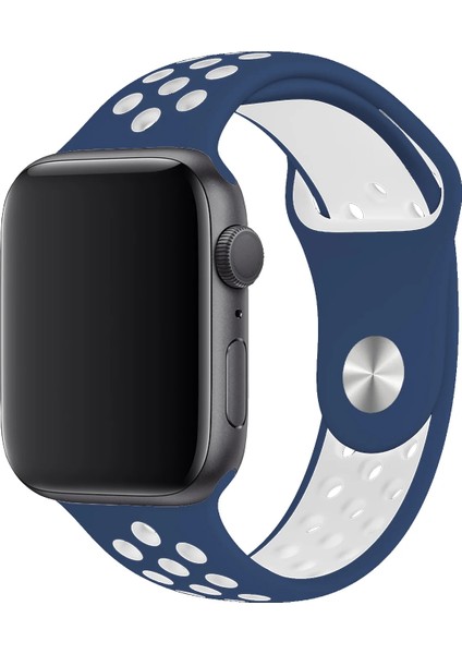 Watch 2 3 4 5 6 7 8 9 Se 38 40 41MM Uyumlu Delikli Spor Silikon Kordon Fraxi fiyatları