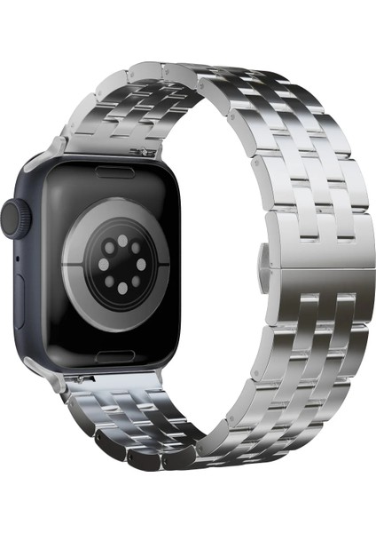 Watch 2 3 4 5 6 7 8 9 Se 42 44 45 49MM Uyumlu Brave Çelik Kordon Gri fiyatları