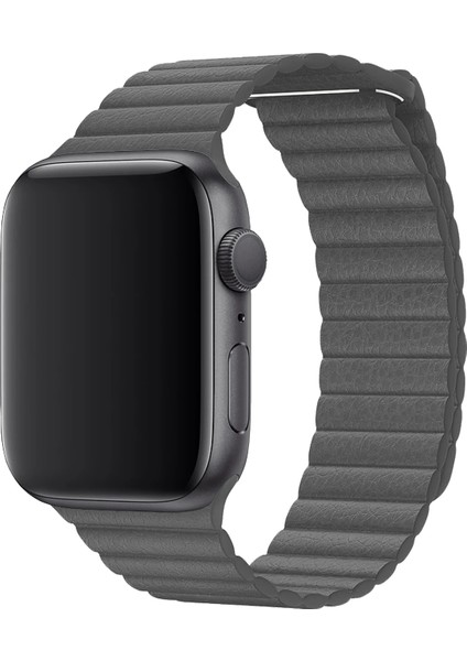 Watch 2 3 4 5 6 7 8 9 Se 42 44 45 49MM Uyumlu Klasik Deri Kordon Gri fiyatları