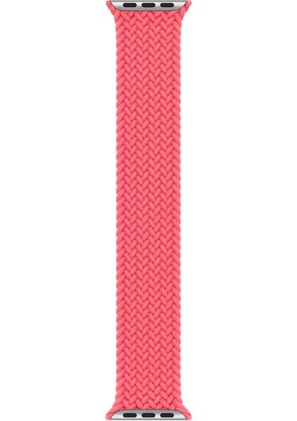 Watch 2 3 4 5 6 7 8 9 Se 38 40 41MM Uyumlu Örgü Loop Kordon Pembe Medium Beden