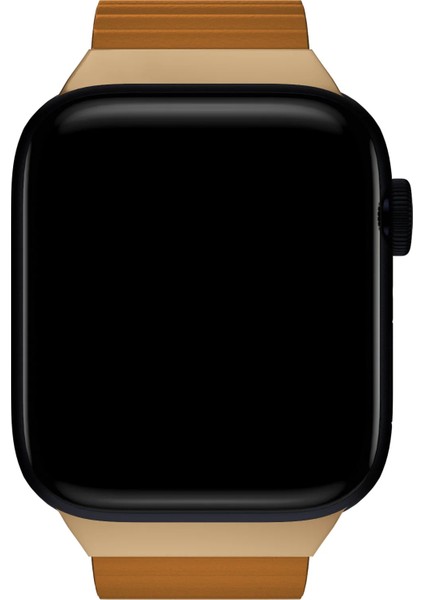 Watch 2 3 4 5 6 7 8 9 Se 42 44 45 49MM Uyumlu Mıknatıslı Deri Kordon Myron modelleri