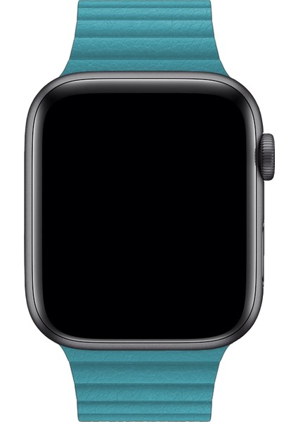 Watch 2 3 4 5 6 7 8 9 Se 38 40 41MM Uyumlu Klasik Deri Kordon Turkuaz modelleri