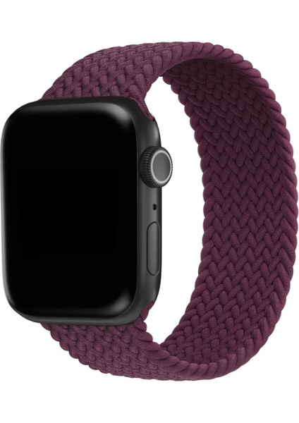 Watch 2 3 4 5 6 7 8 9 Se 38 40 41MM Uyumlu Örgü Loop Kordon Cranberry Small Beden fiyatları