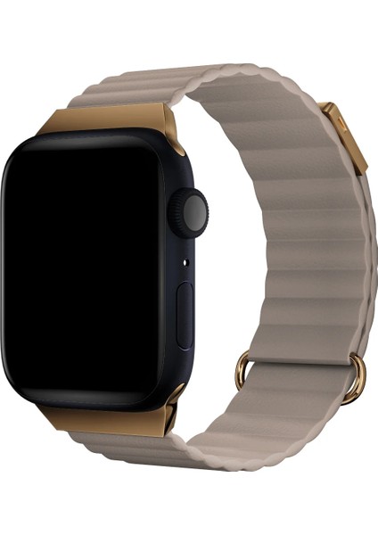 Watch 2 3 4 5 6 7 8 9 Se 42 44 45 49MM Uyumlu Mıknatıslı Deri Kordon Adrian fiyatları