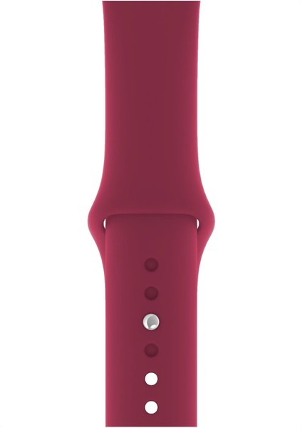 Watch 2 3 4 5 6 7 8 9 Se 42 44 45 49MM Uyumlu Spor Silikon Kordon Vişne