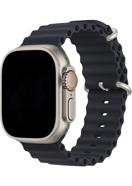 Watch 2 3 4 5 6 7 8 9 Se 42 44 45 49MM Uyumlu Ocean Silikon Kordon Midnight fiyatları