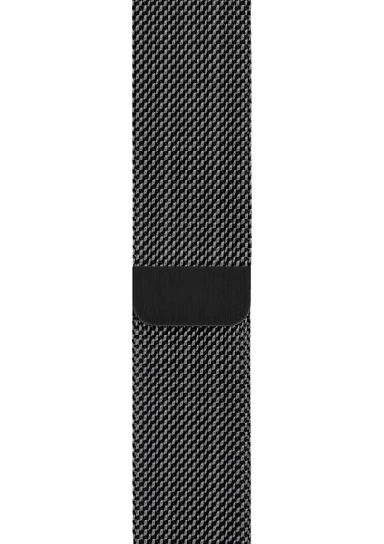 Watch 2 3 4 5 6 7 8 9 Se 42 44 45 49MM Uyumlu Milano Çelik Kordon Siyah