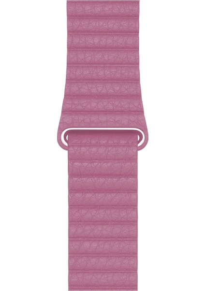 Watch 2 3 4 5 6 7 8 9 Se 38 40 41MM Uyumlu Klasik Deri Kordon Pink
