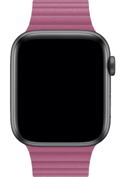 Watch 2 3 4 5 6 7 8 9 Se 38 40 41MM Uyumlu Klasik Deri Kordon Pink modelleri