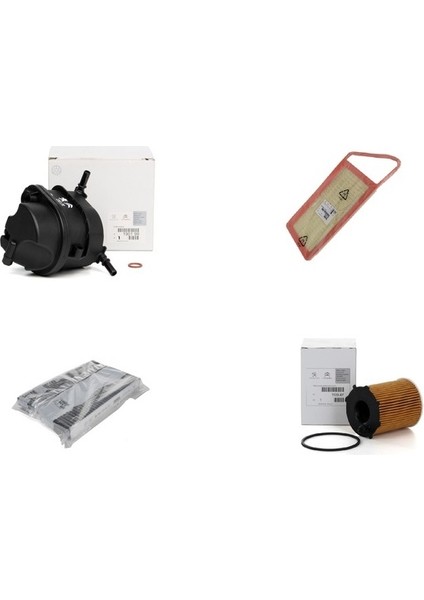 Citroen C2 1.4 Hdi Filtre Bakım Seti Orijinal Psa