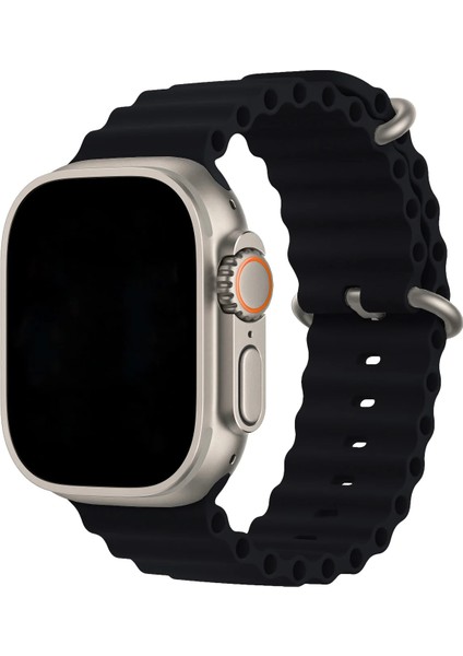 Watch 2 3 4 5 6 7 8 9 Se 38 40 41MM Uyumlu Ocean Silikon Kordon Darknight fiyatları