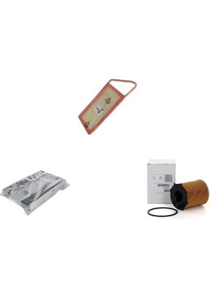 Citroen C2 1.4 Hdi Filtre Bakım Seti Orijinal Psa 3lü