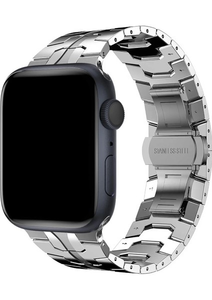 Watch 2 3 4 5 6 7 8 9 Se 42 44 45 49MM Uyumlu Load Çelik Kordon Silwer fiyatları