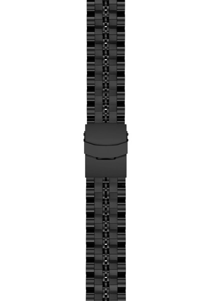 Watch 2 3 4 5 6 7 8 9 Se 42 44 45 49MM Uyumlu Manly Çelik Kordon Siyah