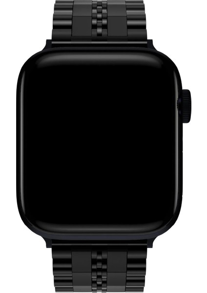 Watch 2 3 4 5 6 7 8 9 Se 42 44 45 49MM Uyumlu Manly Çelik Kordon Siyah modelleri