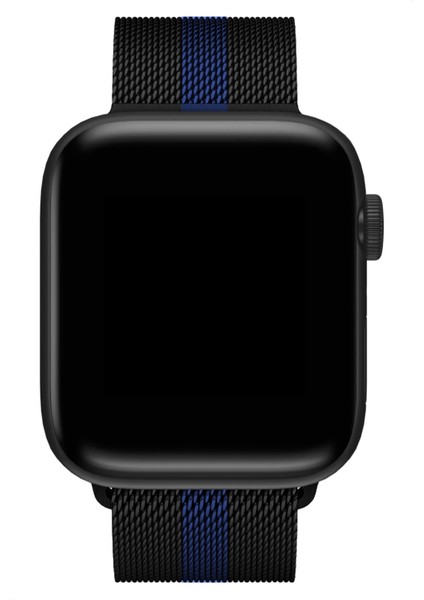 Watch 2 3 4 5 6 7 8 9 Se 42 44 45 49MM Uyumlu Milano Çelik Kordon Blue Road modelleri