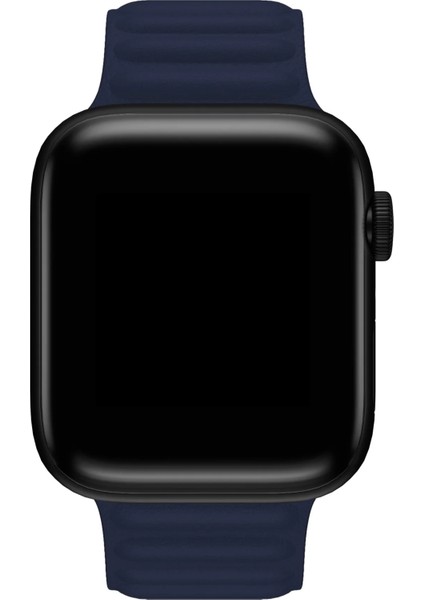 Watch 2 3 4 5 6 7 8 9 Se 42 44 45 49MM Uyumlu Broad Deri Kordon Blue