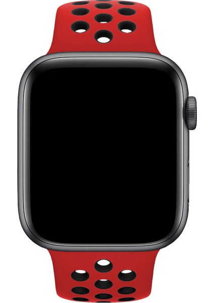 Watch 2 3 4 5 6 7 8 9 Se 38 40 41MM Uyumlu Delikli Spor Silikon Kordon Redbreast modelleri