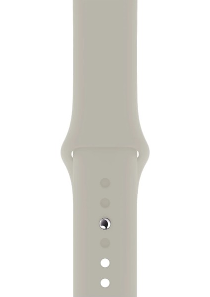 Watch 2 3 4 5 6 7 8 9 Se 38 40 41MM Uyumlu Spor Silikon Kordon Bej