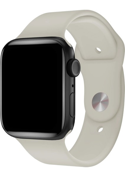 Watch 2 3 4 5 6 7 8 9 Se 38 40 41MM Uyumlu Spor Silikon Kordon Bej fiyatları