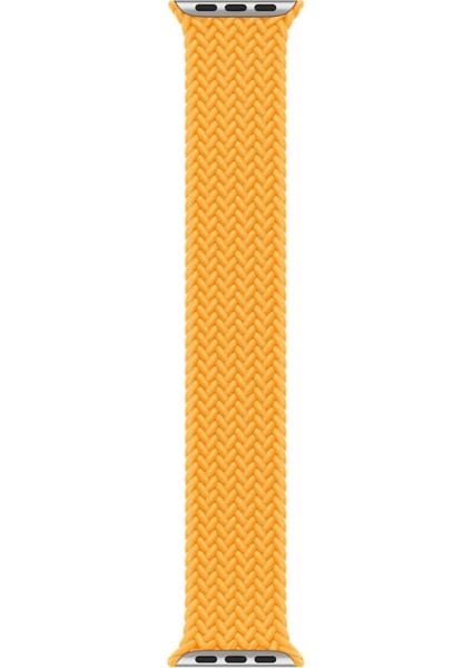 Watch 2 3 4 5 6 7 8 9 Se 38 40 41MM Uyumlu Örgü Loop Kordon Sari Large Beden