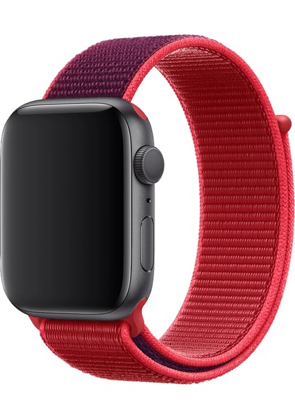 Watch 2 3 4 5 6 7 8 9 Se 38 40 41MM Uyumlu Spor Loop Kordon Rubin fiyatları