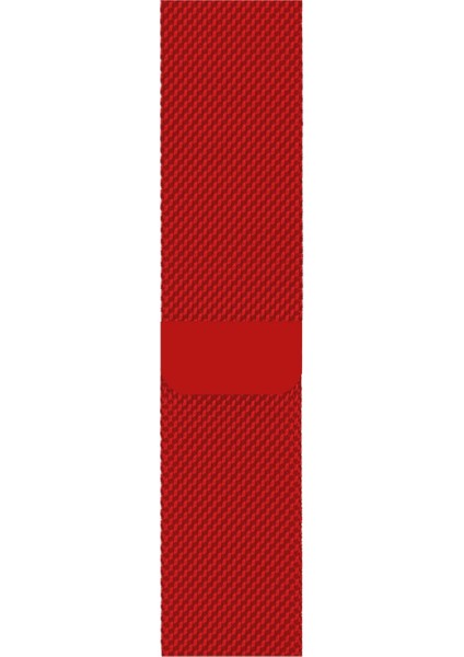 Watch 2 3 4 5 6 7 8 9 Se 38 40 41MM Uyumlu Milano Çelik Kordon Red
