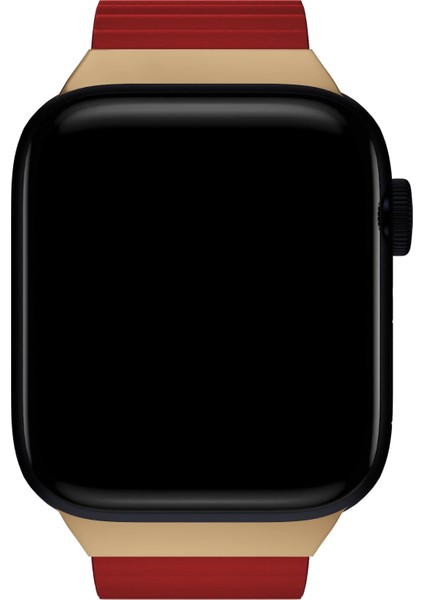 Watch 2 3 4 5 6 7 8 9 Se 38 40 41MM Uyumlu Mıknatıslı Deri Kordon Vernon modelleri