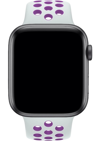 Watch 2 3 4 5 6 7 8 9 Se 38 40 41MM Uyumlu Delikli Spor Silikon Kordon Albizia modelleri