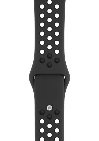 Watch 2 3 4 5 6 7 8 9 Se 38 40 41MM Uyumlu Delikli Spor Silikon Kordon Brous