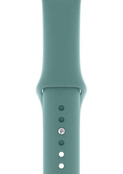 Watch 2 3 4 5 6 7 8 9 Se 42 44 45 49MM Uyumlu Spor Silikon Kordon Yeşil Kayış