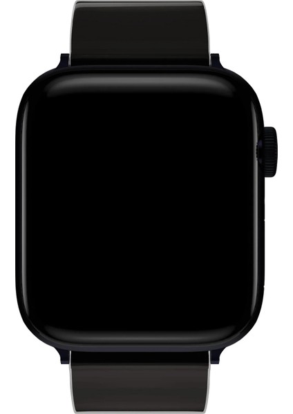 Watch 2 3 4 5 6 7 8 9 Se 42 44 45 49MM Uyumlu Mushy Silikon Kordon Black modelleri